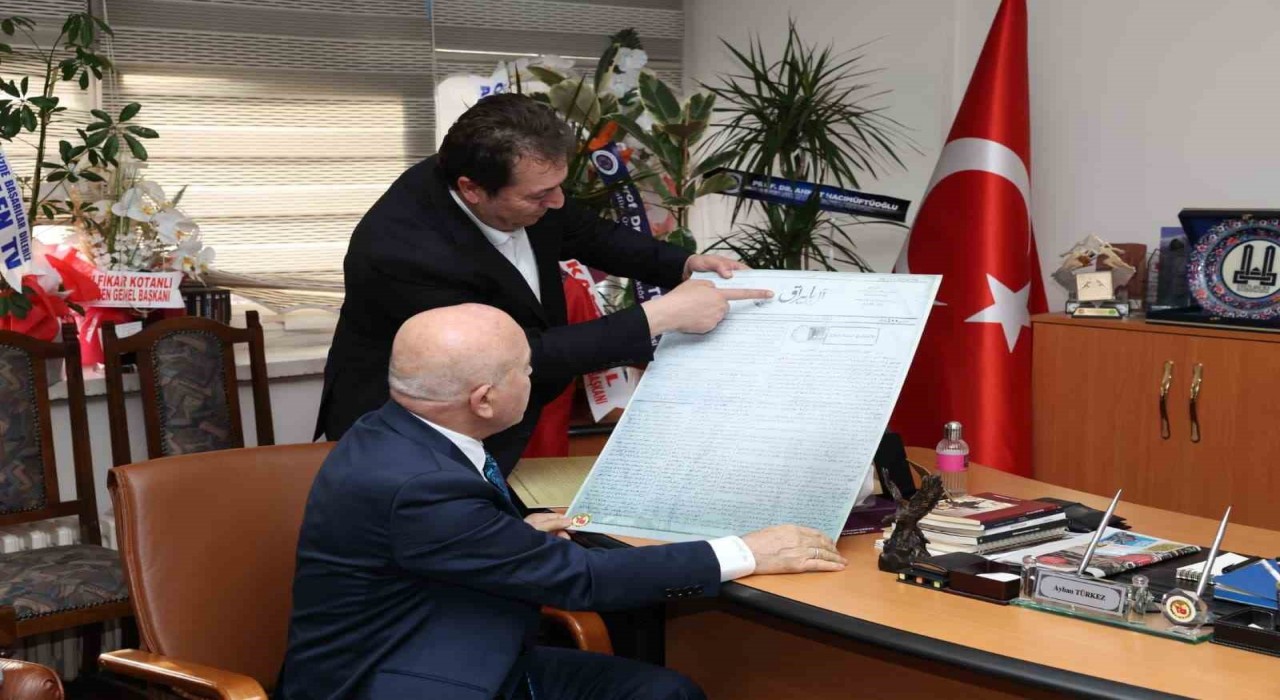 Başkan Sekmenden DAGCye tebrik ziyareti