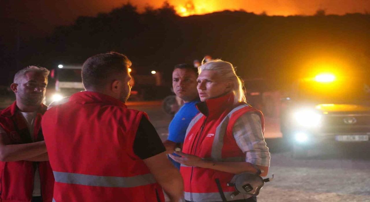 Başkan Subaşı yangın bölgesinde incelemelerde bulundu
