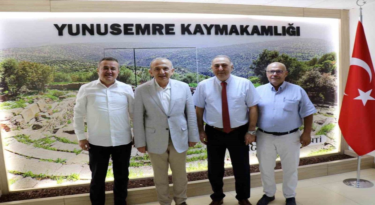 Başkan Yılmaz, Kaymakam Cantürkle buluştu