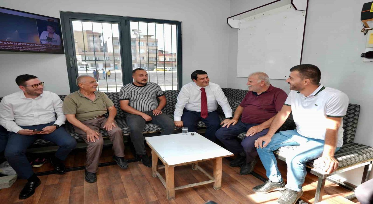 Başkan Yılmazdan taksici esnafına ziyaret