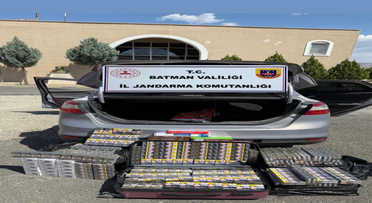 Batmanda kaçak sigara operasyonu