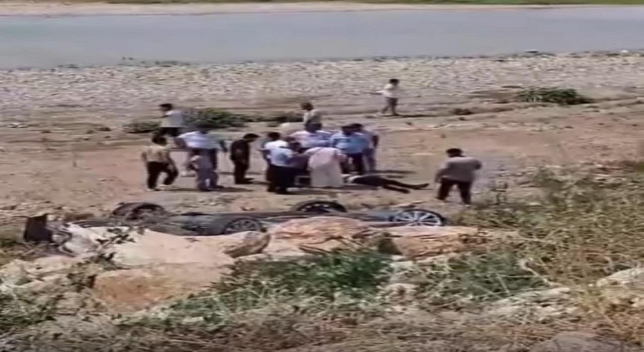 Batmanda otomobil şarampole yuvarlandı: 1 yaralı