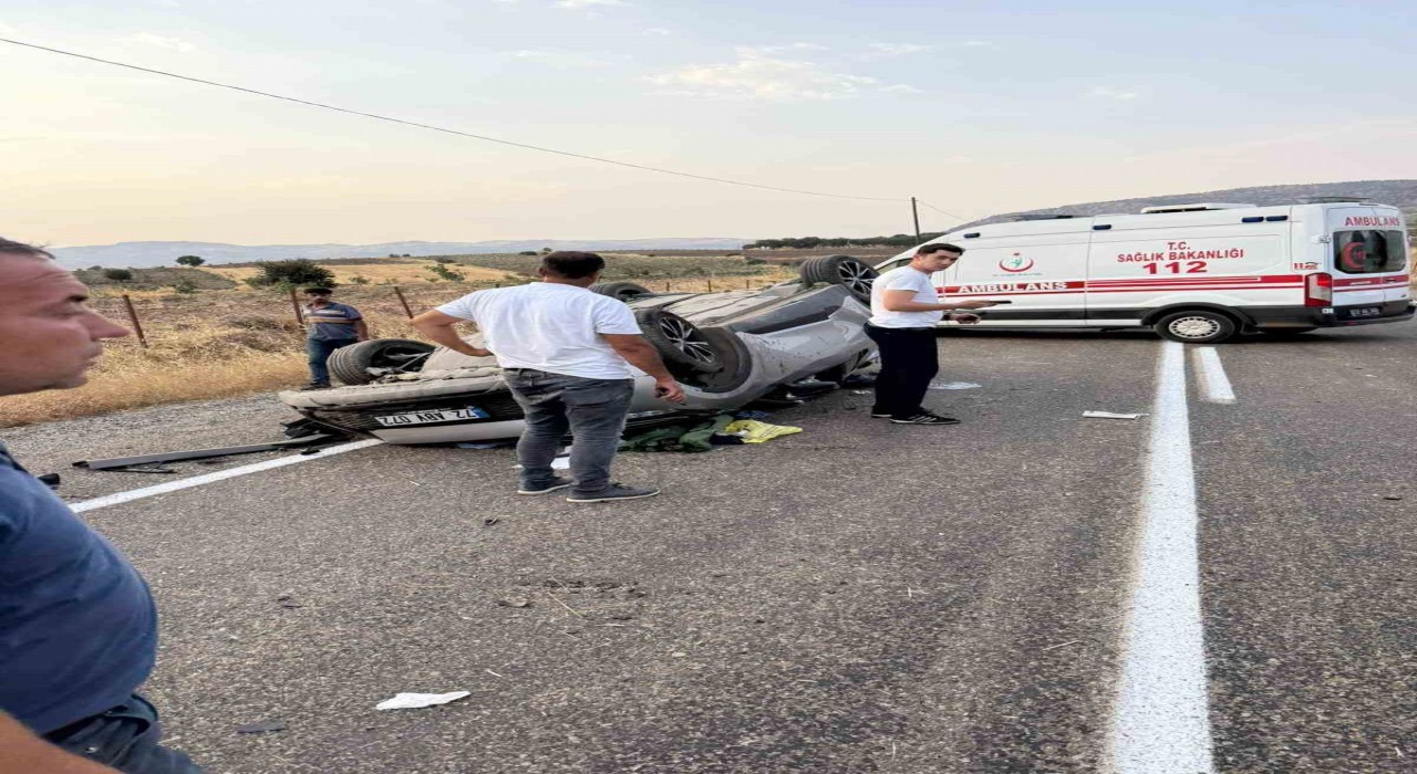 Batmanda takla atan otomobilin sürücüsü ağır yaralandı