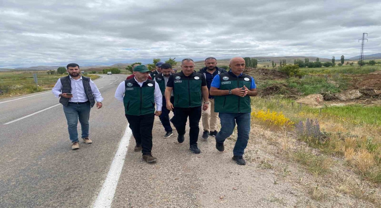 Bayburt Kırklartepe Barajında devam eden çalışmalar incelendi