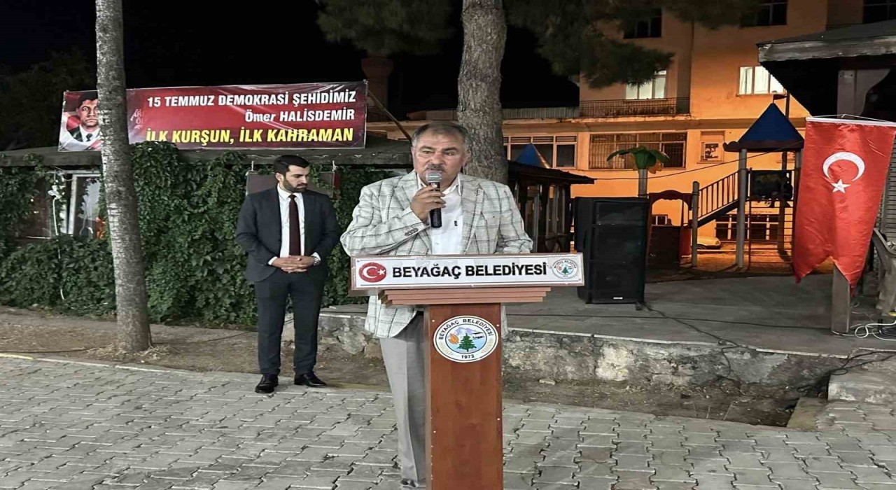 Beyağaçta 15 Temmuz Demokrasi ve Milli Birlik Gününde şehitler unutulmadı