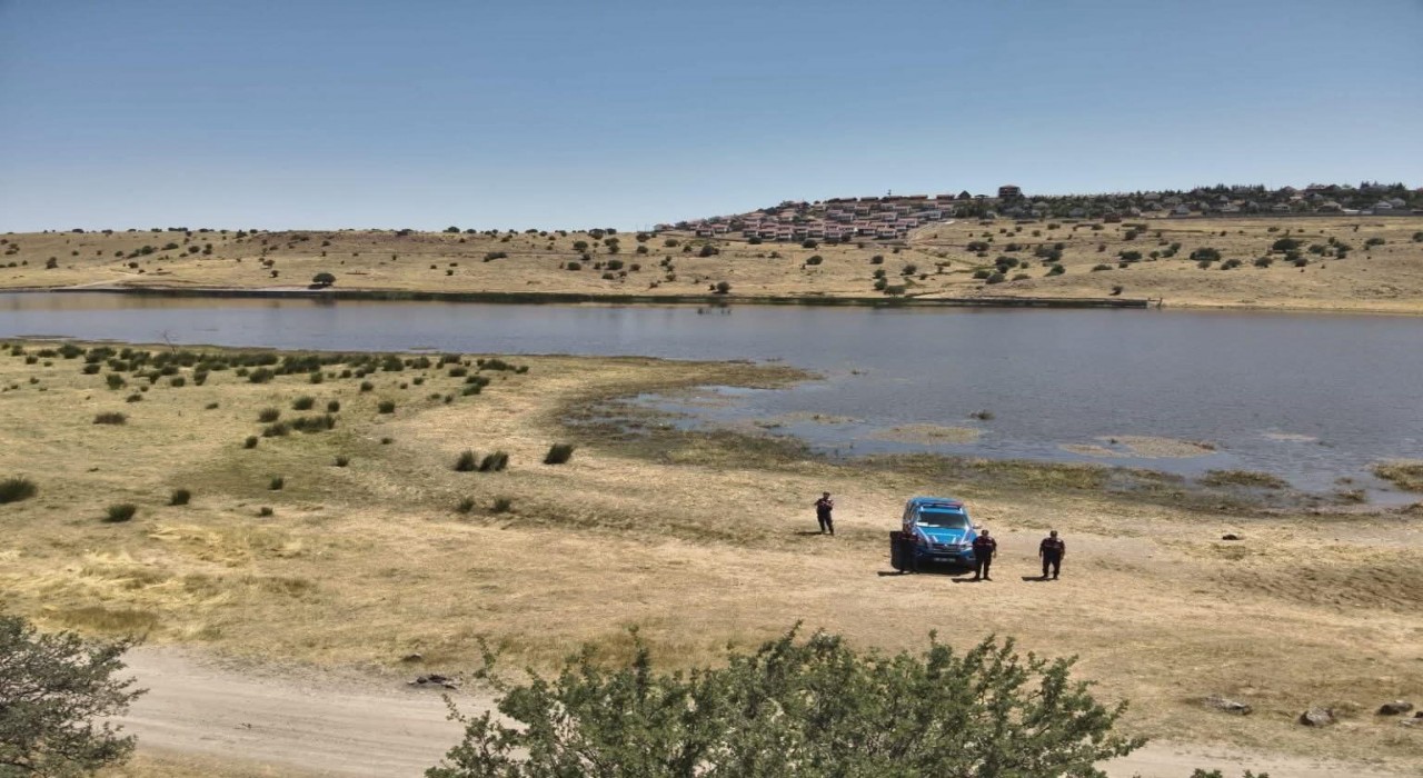 Beypazarında orman yangınına karşı mücadele