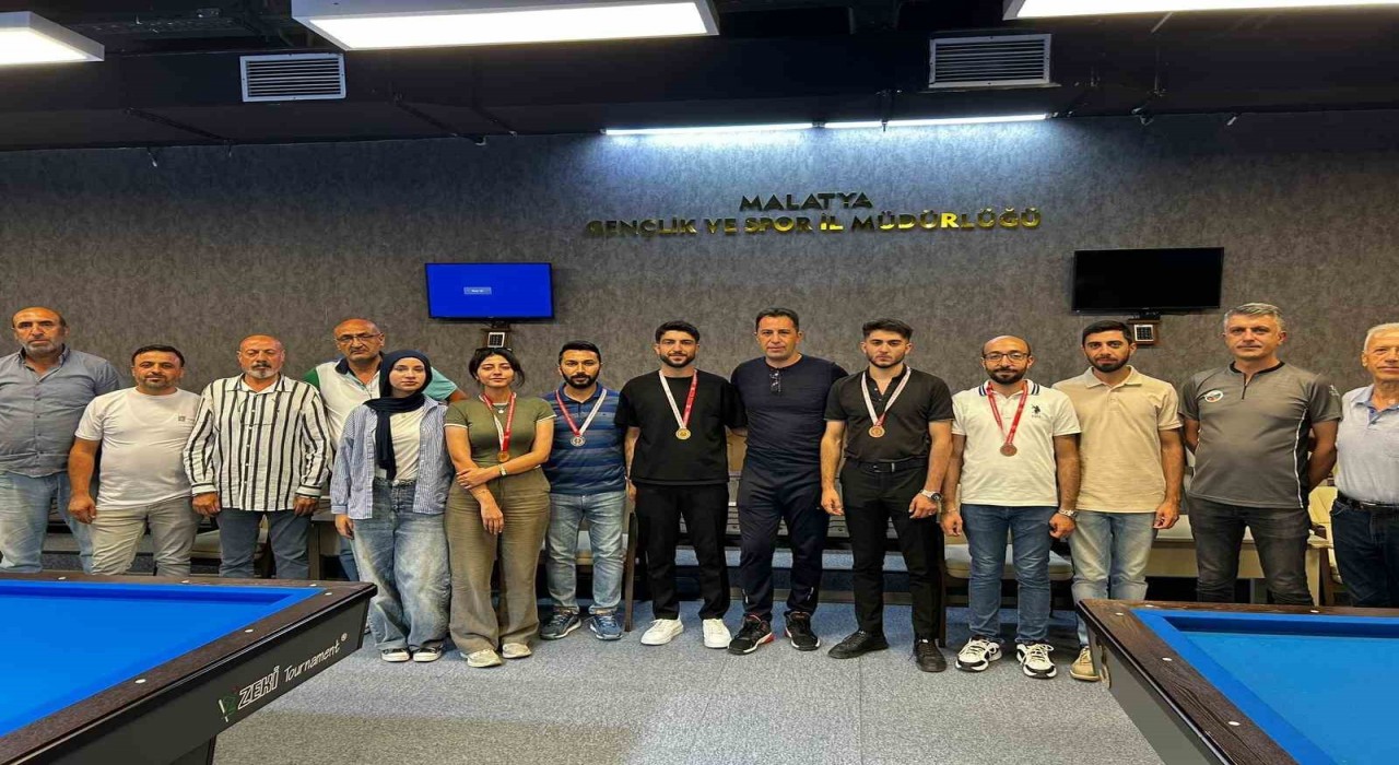 Bilardoda Elazığlı sporcudan başarı