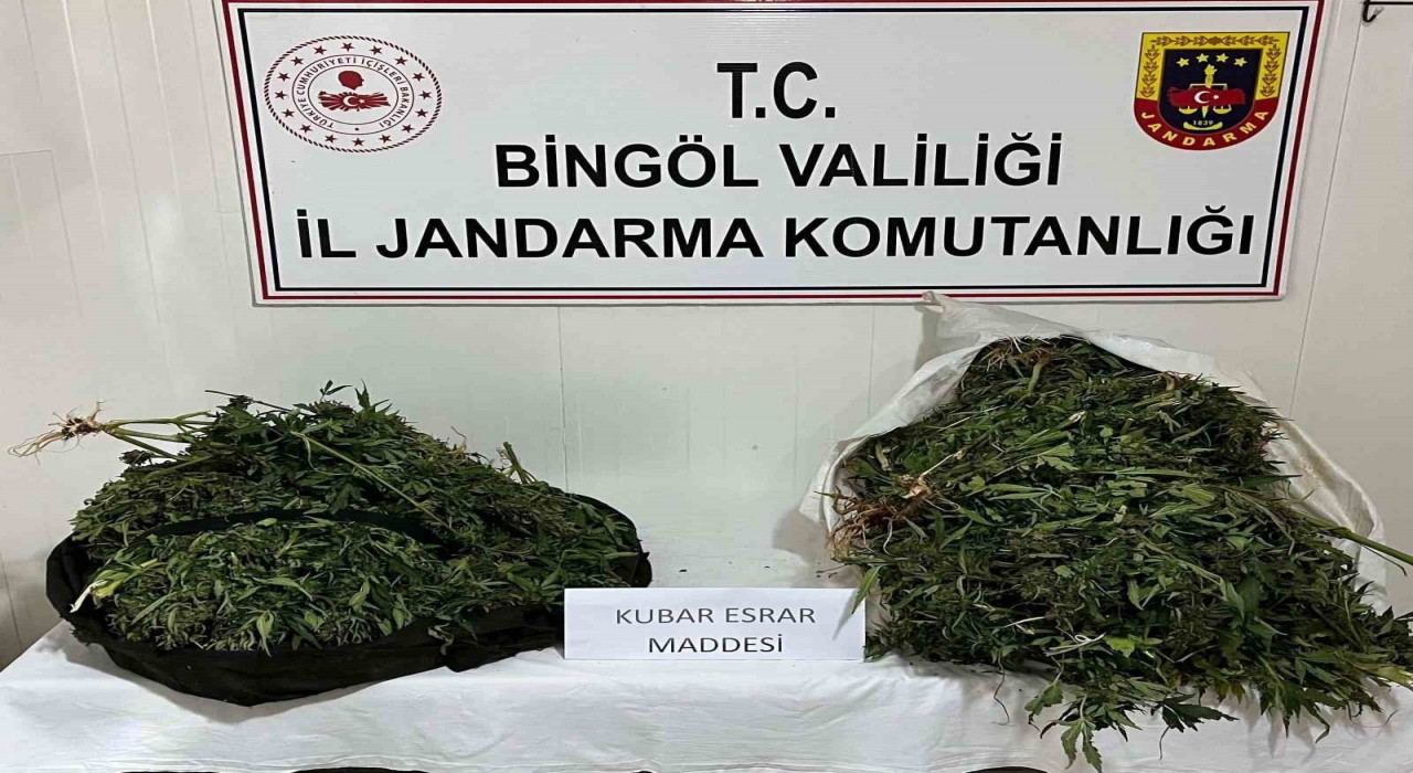 Bingölde bagajda ele geçirilen yaklaşık 18 kilogram uyuşturucuya 4 tutuklama