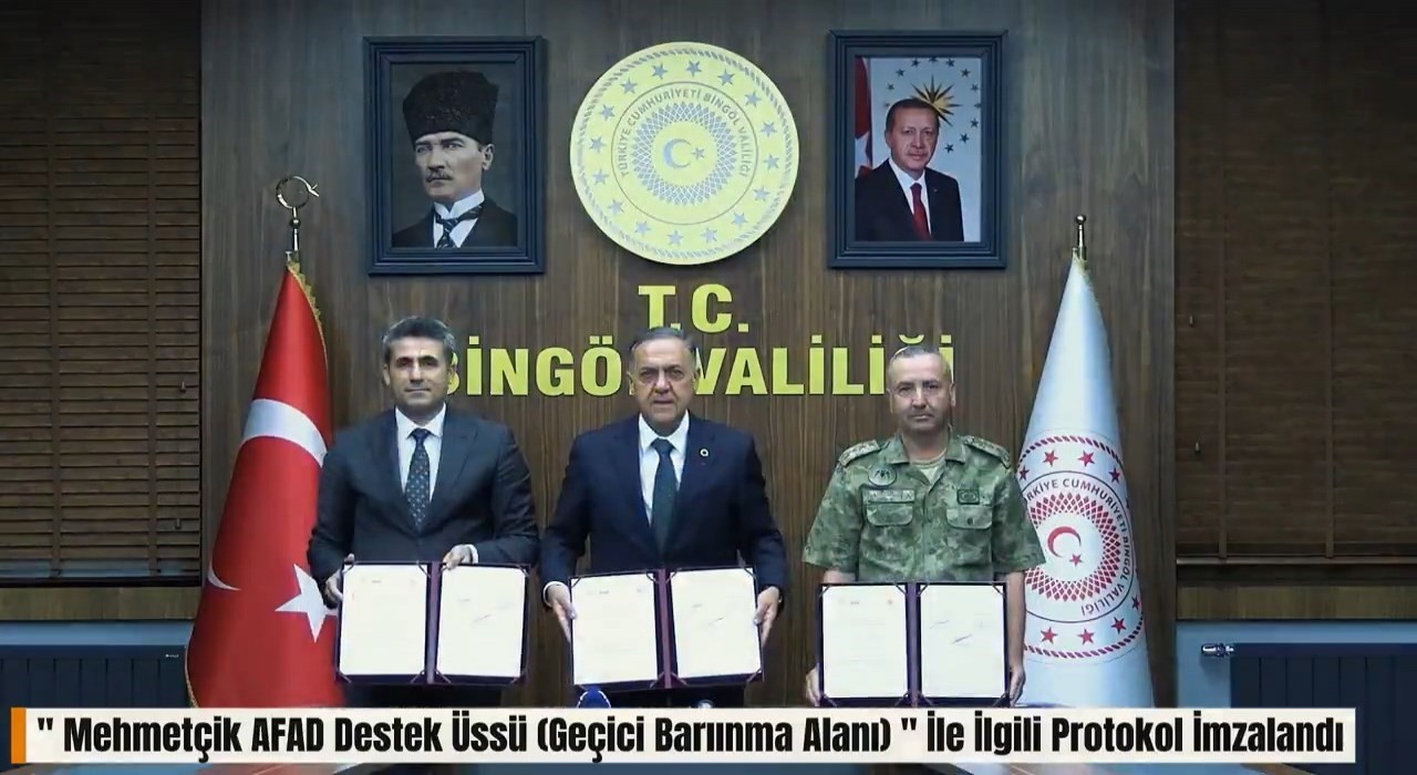 Bingölde konteyner kent için protokol imzalandı