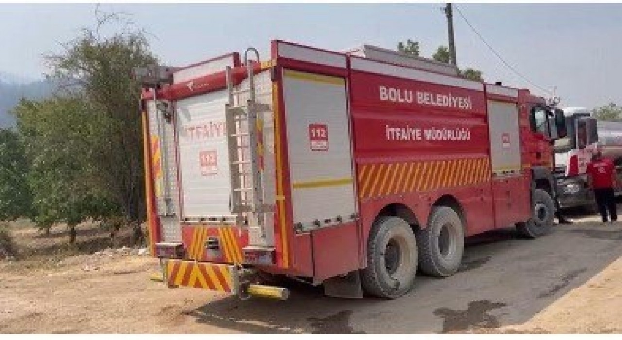 Bolu itfaiyesinden Sakaryaya destek