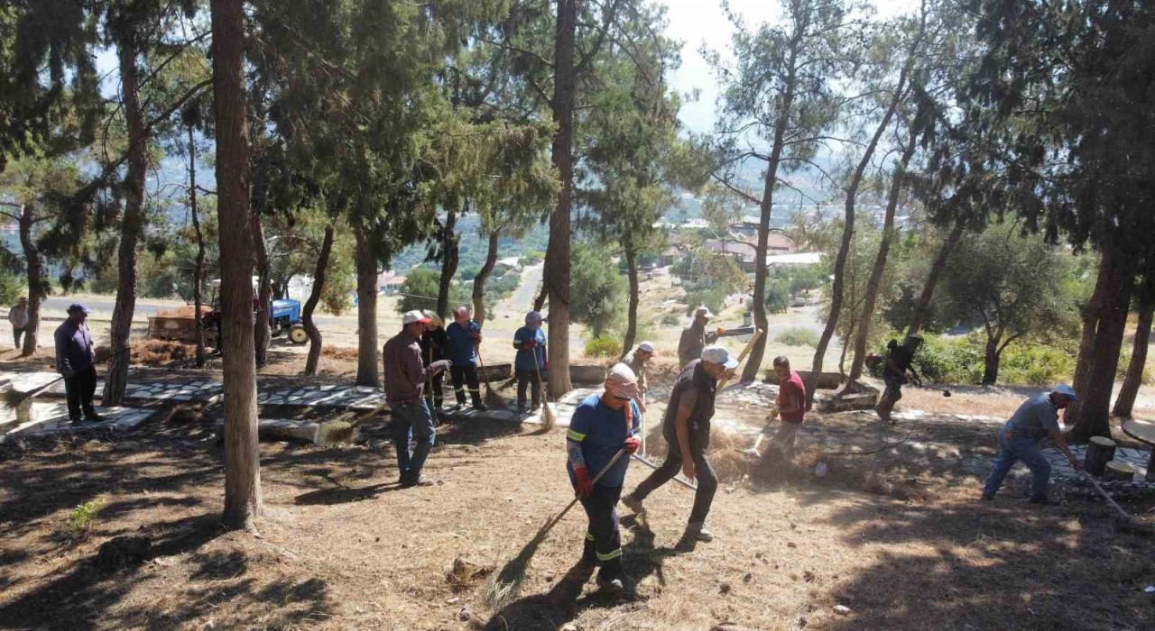 Bozdoğanda yangın önlemi