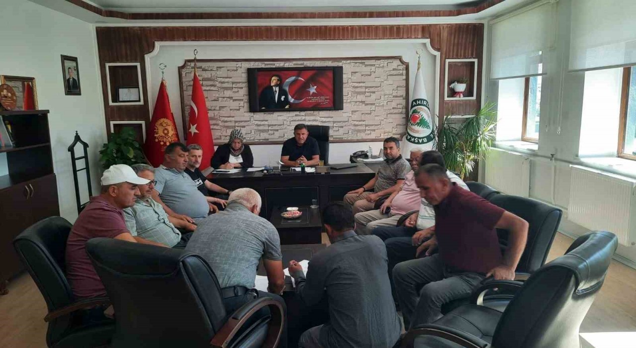 Bozkır İlçe Ziraat Odası, bölgedeki kuraklığı istişare etti