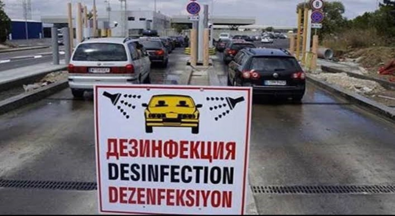Bulgaristana açılan sınır kapılarında dezenfeksiyon ücreti kaldırıldı