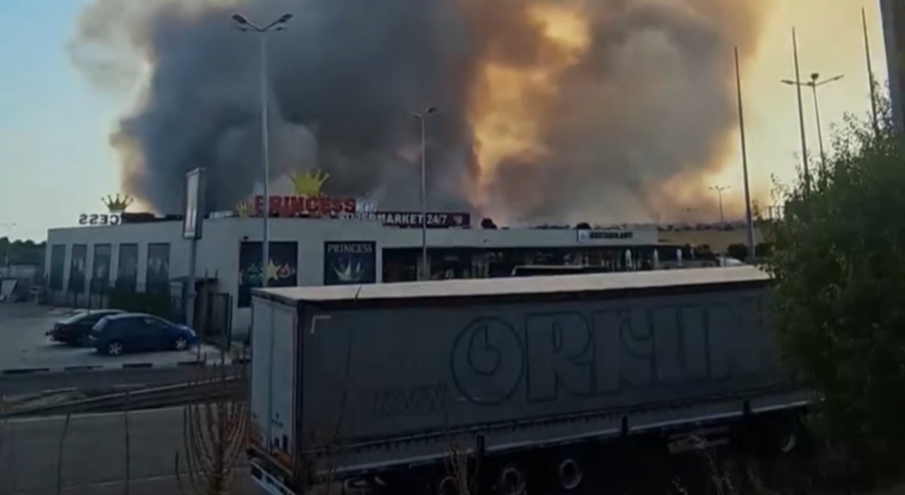 Bulgaristandaki orman yangını Edirne sınırına dayandı