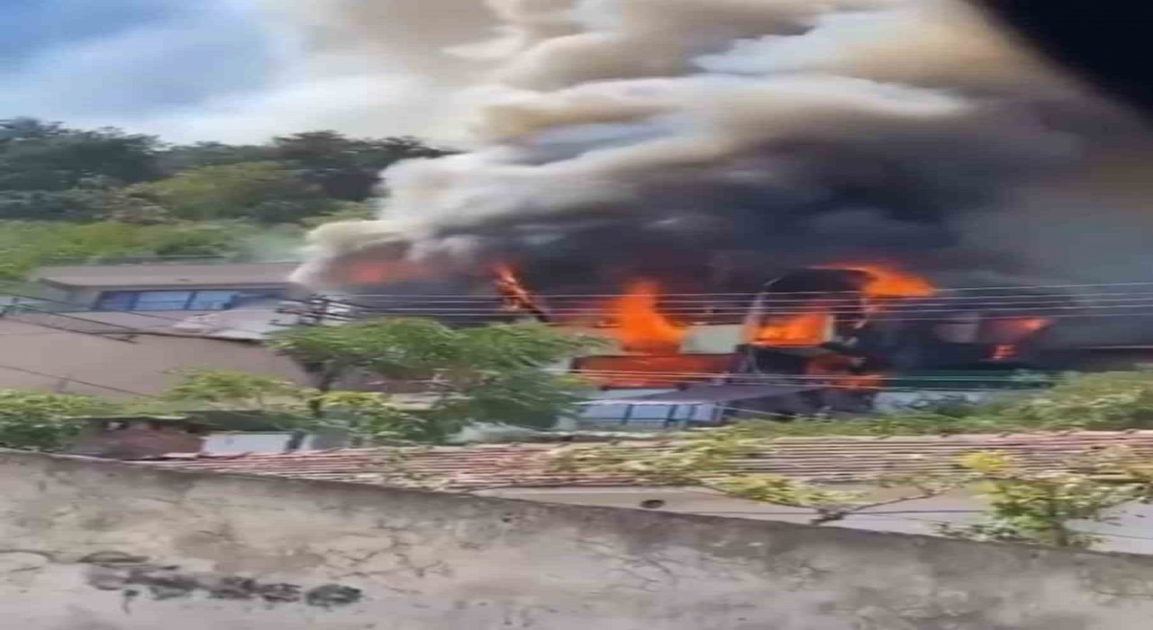 Bursada korkutan yangın