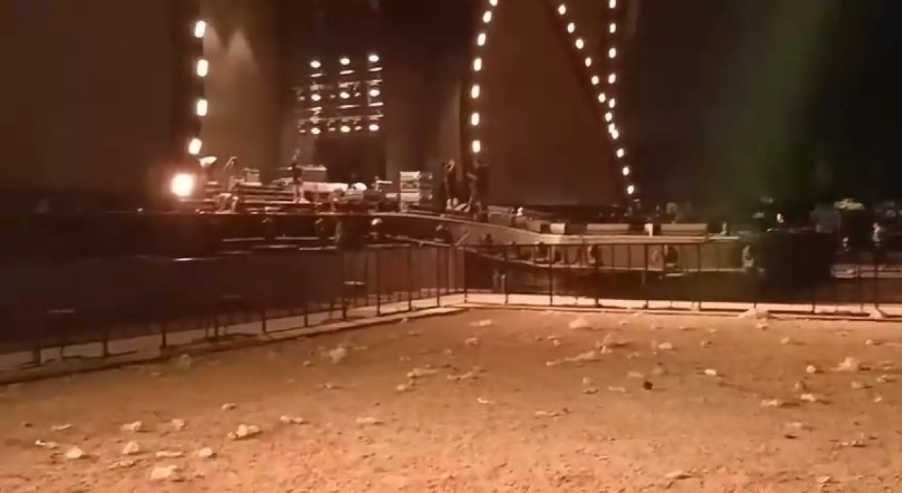 Bursada Kültür Yolu Festivalinde arbede