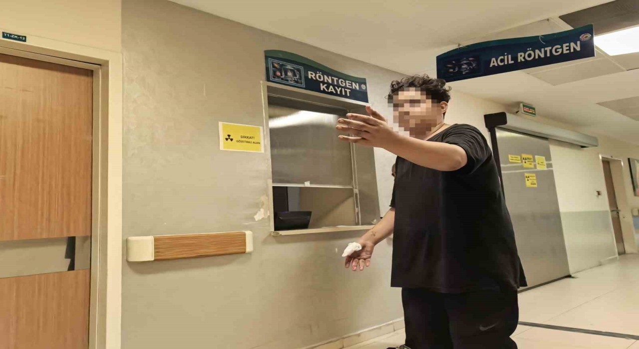 Bursada motosiklet zincirine elini kaptıran gencin parmağı koptu