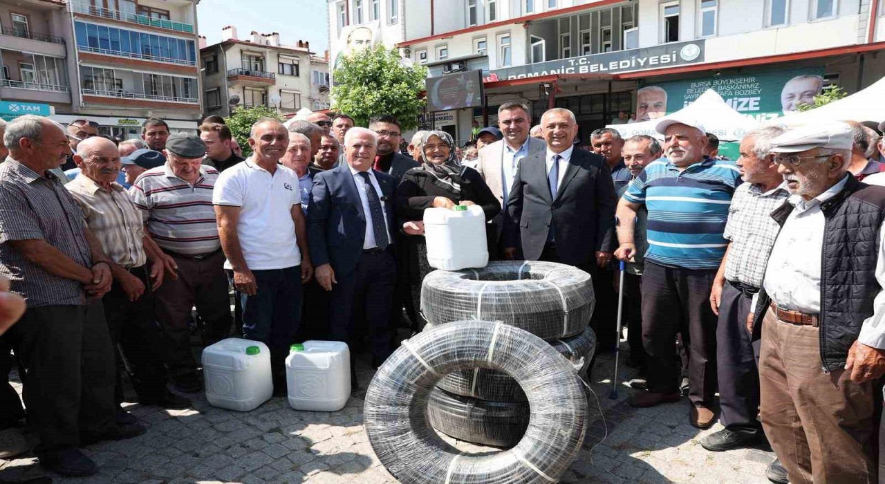 Bursadan Domaniçe tarımsal destek