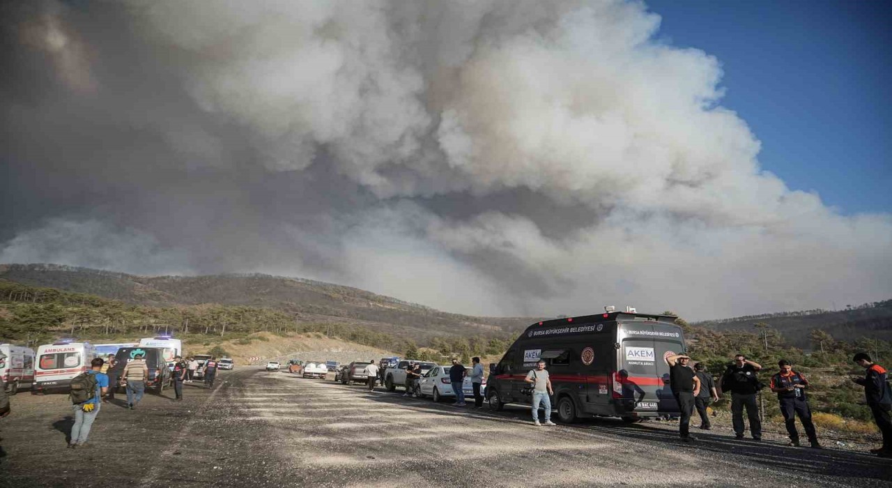 Bursanın dağ ilçeleri griye büründü