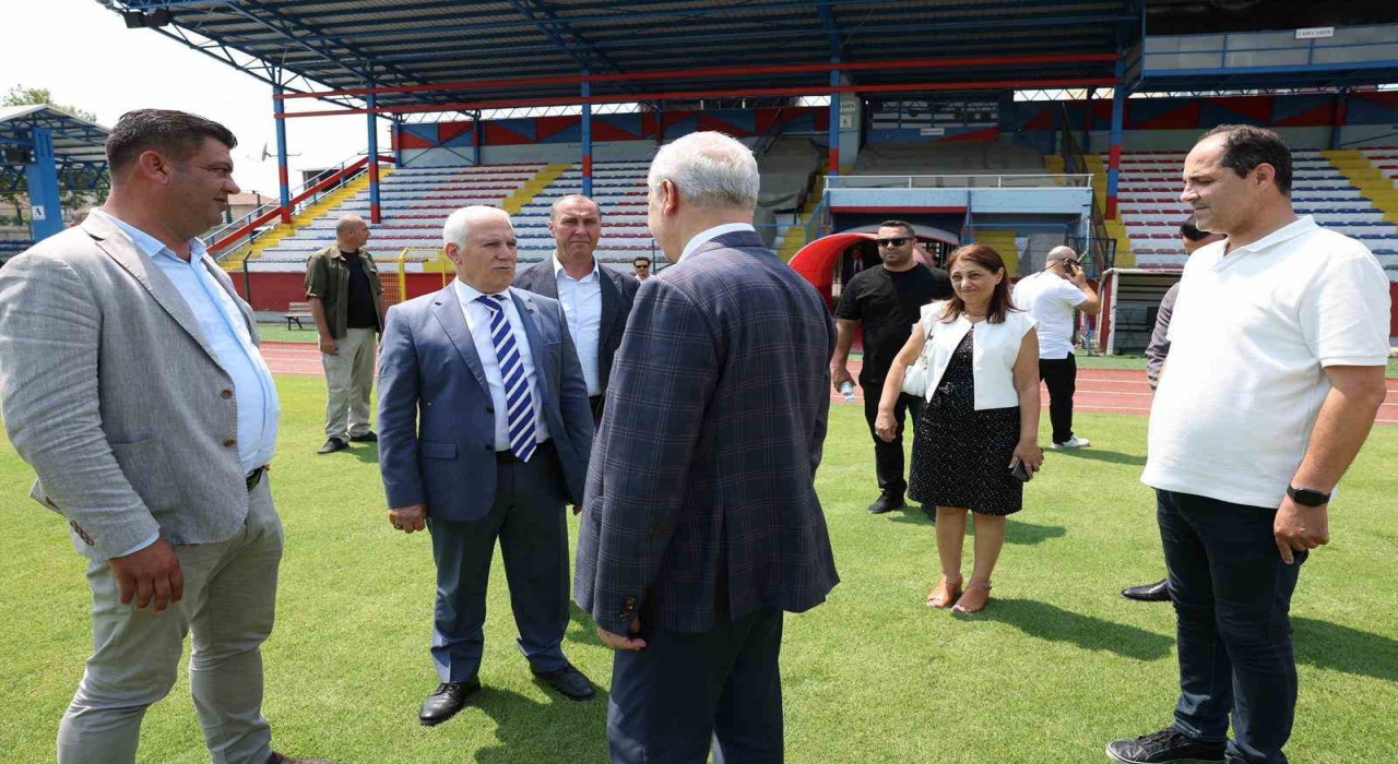 Büyükşehir, Mustafakemalpaşa İlçe Stadını sil baştan yeniledi