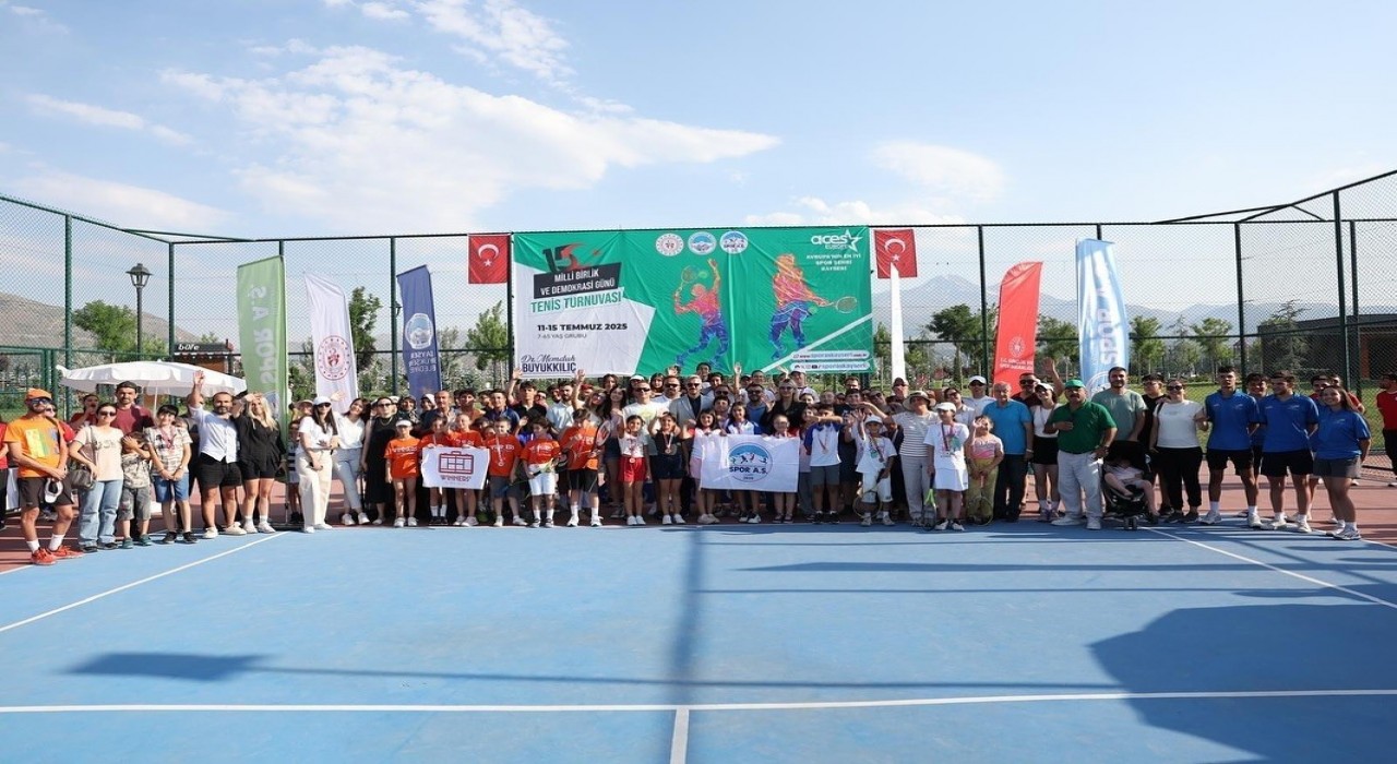 Büyükşehir Spor A.Ş.den 15 Temmuza özel tenis turnuvası