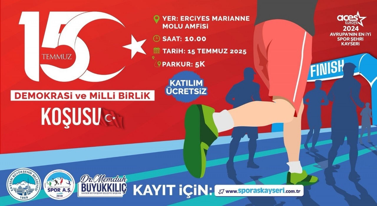 Büyükşehir Spor AŞden demokrasi içim anlamlı koşu