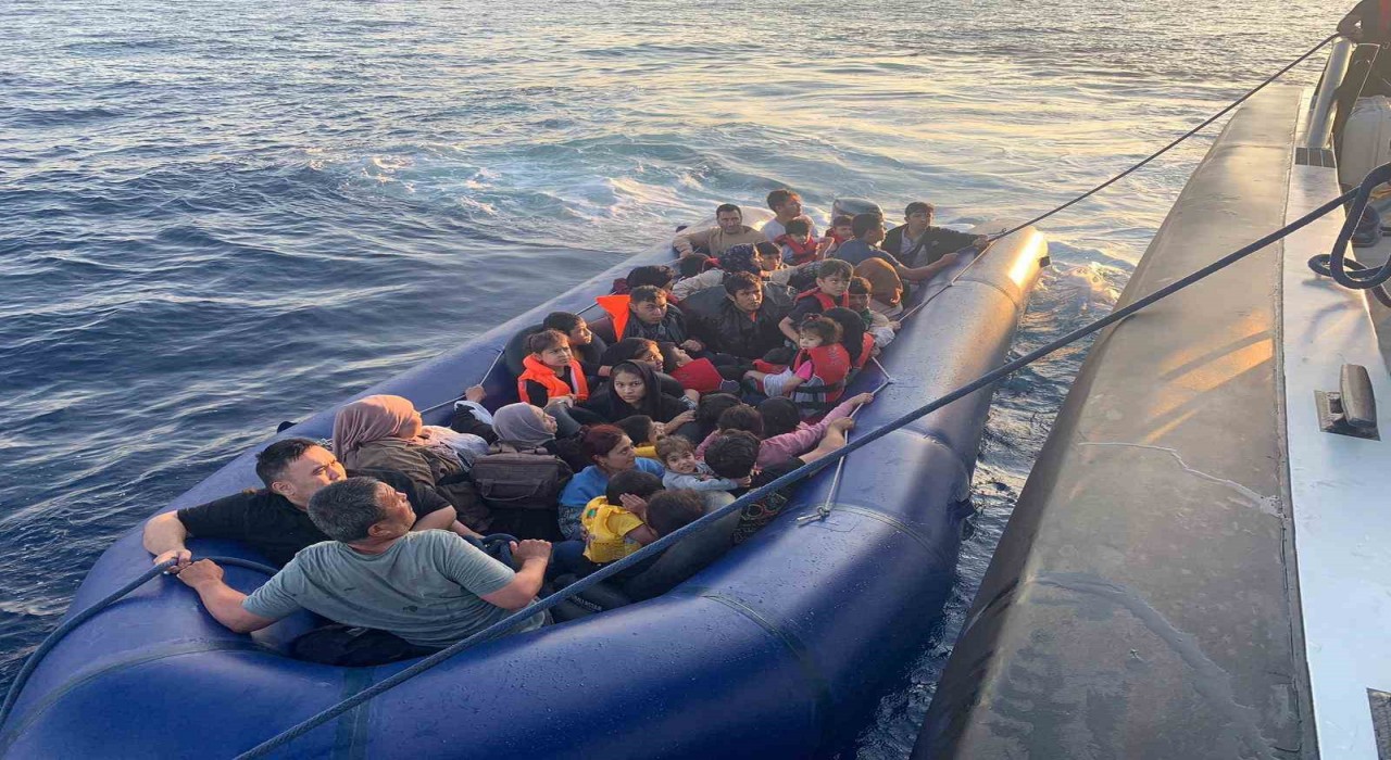 Çanakkalede 38 kaçak göçmen yakalandı