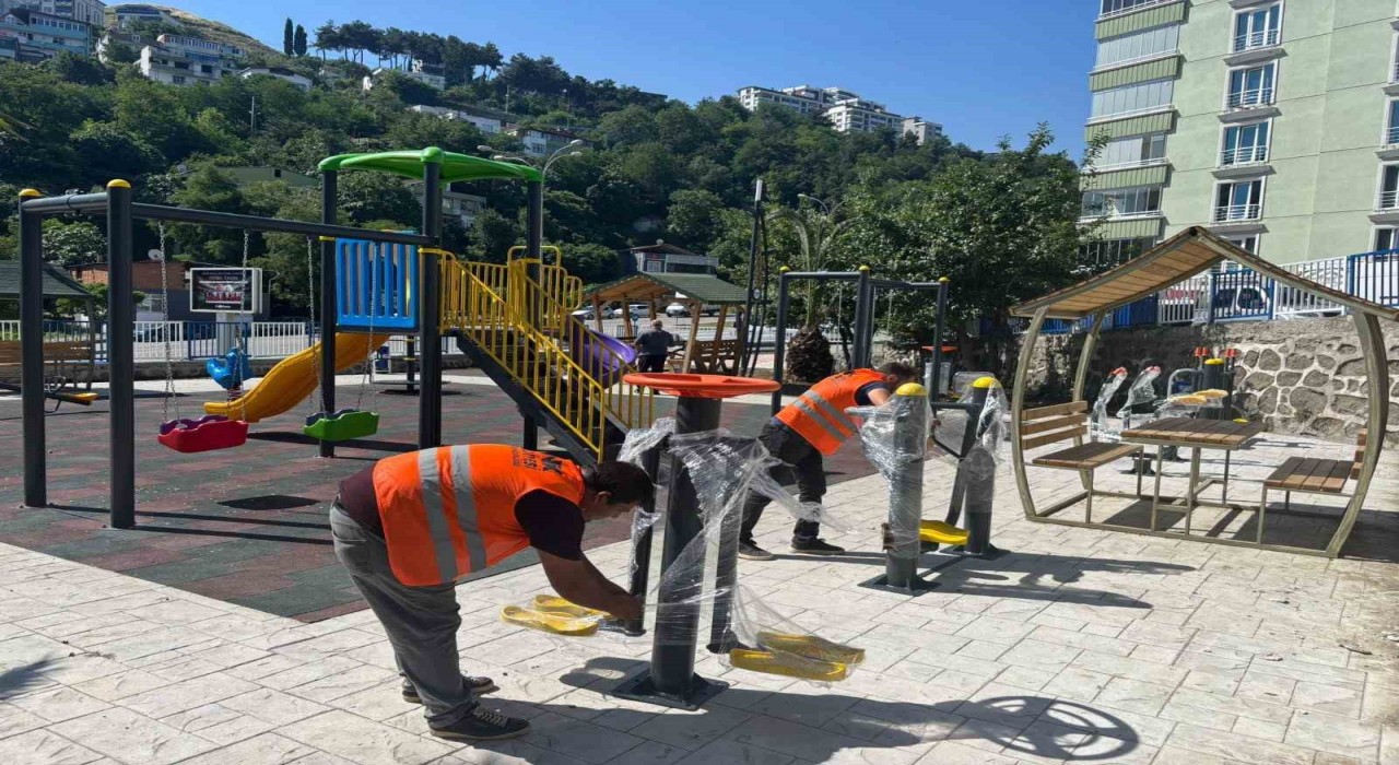 Canikte 77. park hizmete sunuldu