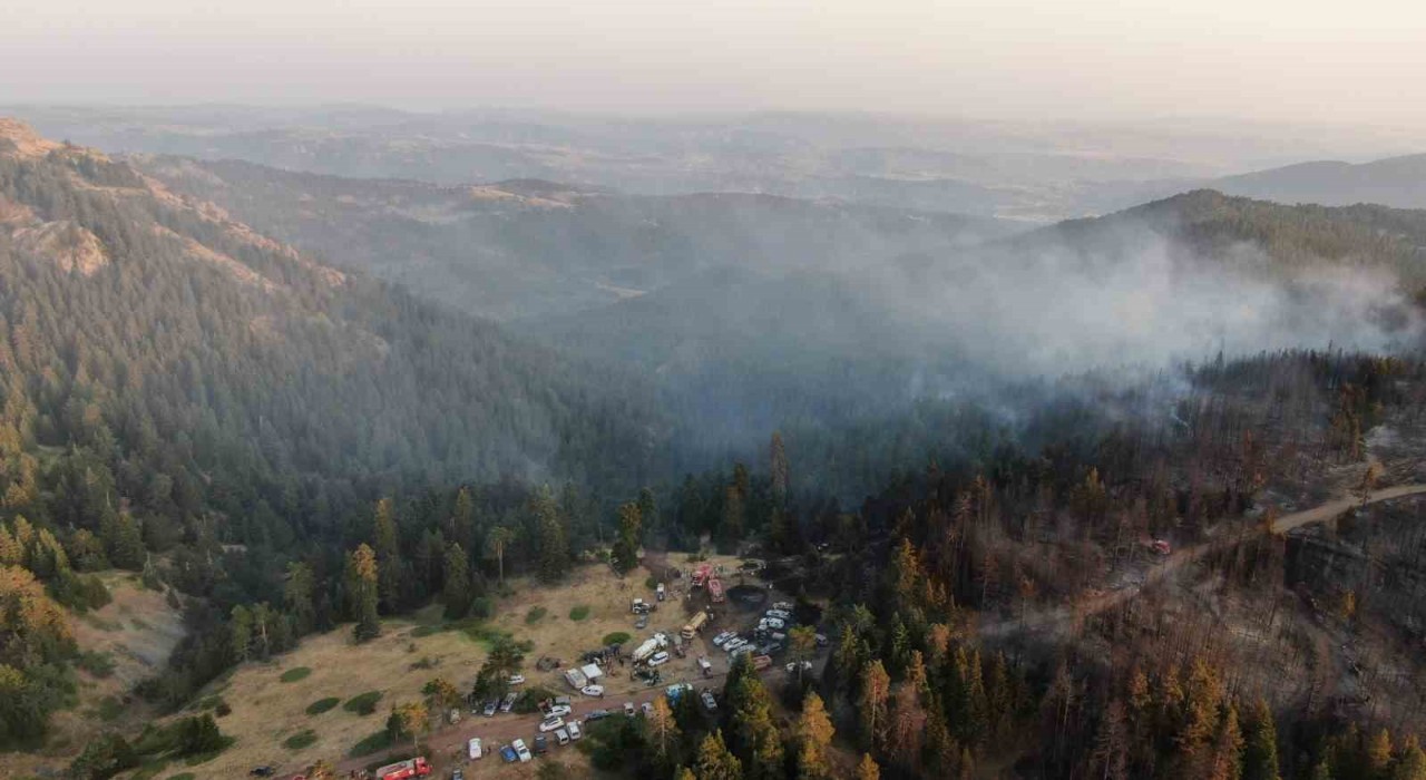 Çankırıdaki orman yangını kısmen kontrol altına alındı
