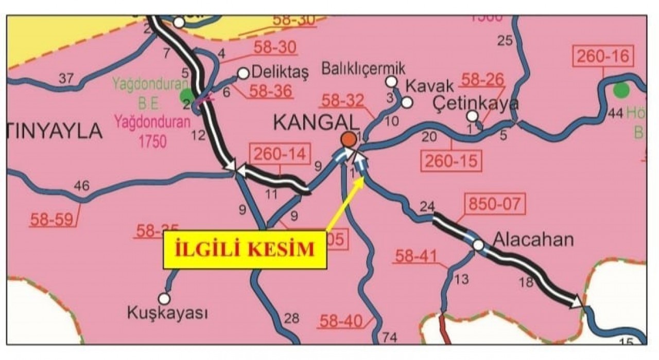 ÇEDAŞın yüksek gerilim kablosu koptu, ilçenin bir kısmına karanlık çöktü