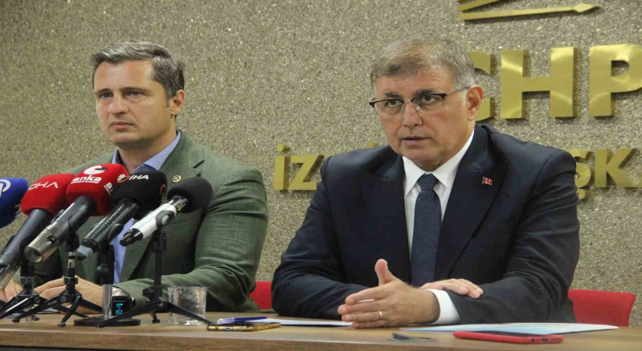 CHP Parti Sözcüsü Yücel ve Başkan Tugay İzmirdeki gözaltıları değerlendirdi