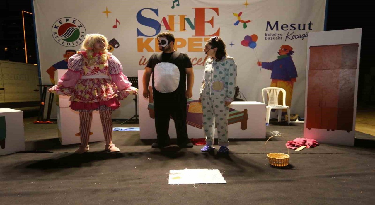 Çocuklar, Çankayada sahne Kepez ile coştu