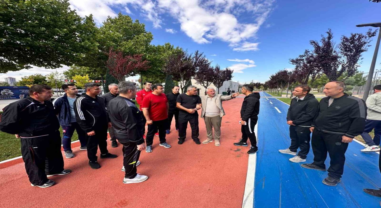 Çorumda zabıta ekipleri sporla zinde kalıyor