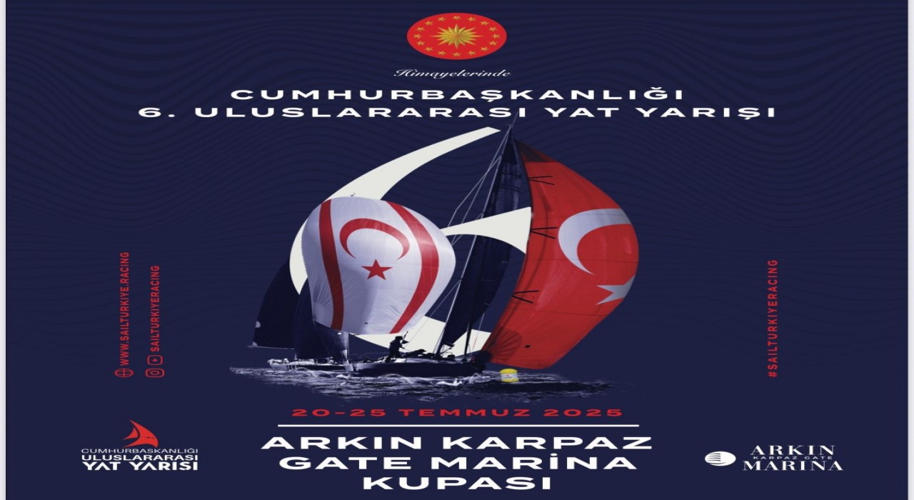 Cumhurbaşkanlığı 6. Uluslararası Yat Yarışlarının Kıbrıs etabı Marmaristen başlıyor