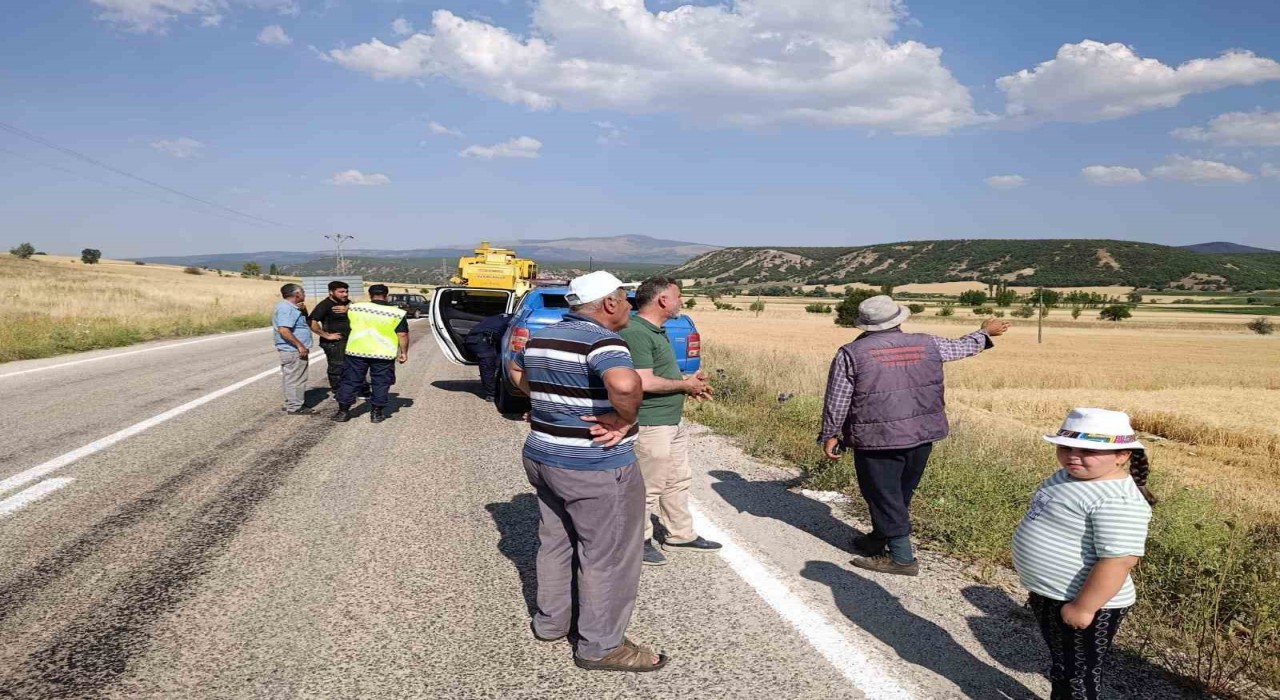 Derbentte biçerdöver yangını, Beyşehirde biçerdöver tablası kazası
