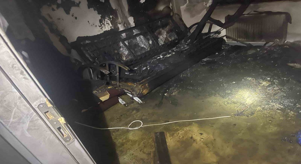 Diyarbakırda ev yangını