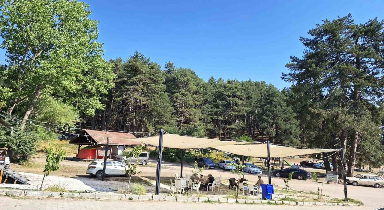 Doğal güzelliklere sahip Simav Gölcük Yaylası ziyaretçi akınına uğruyor