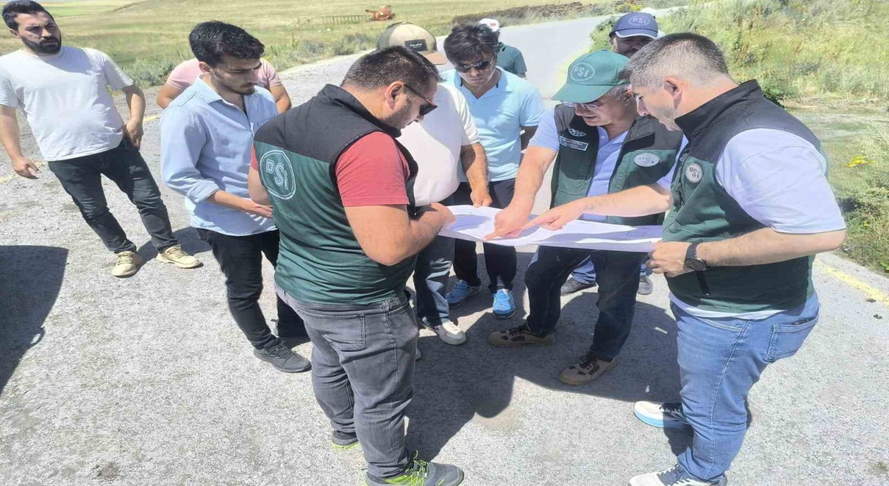 DSİ Bölge Müdürü Kotan,  yürütülen çalışmaları yerinde gördü