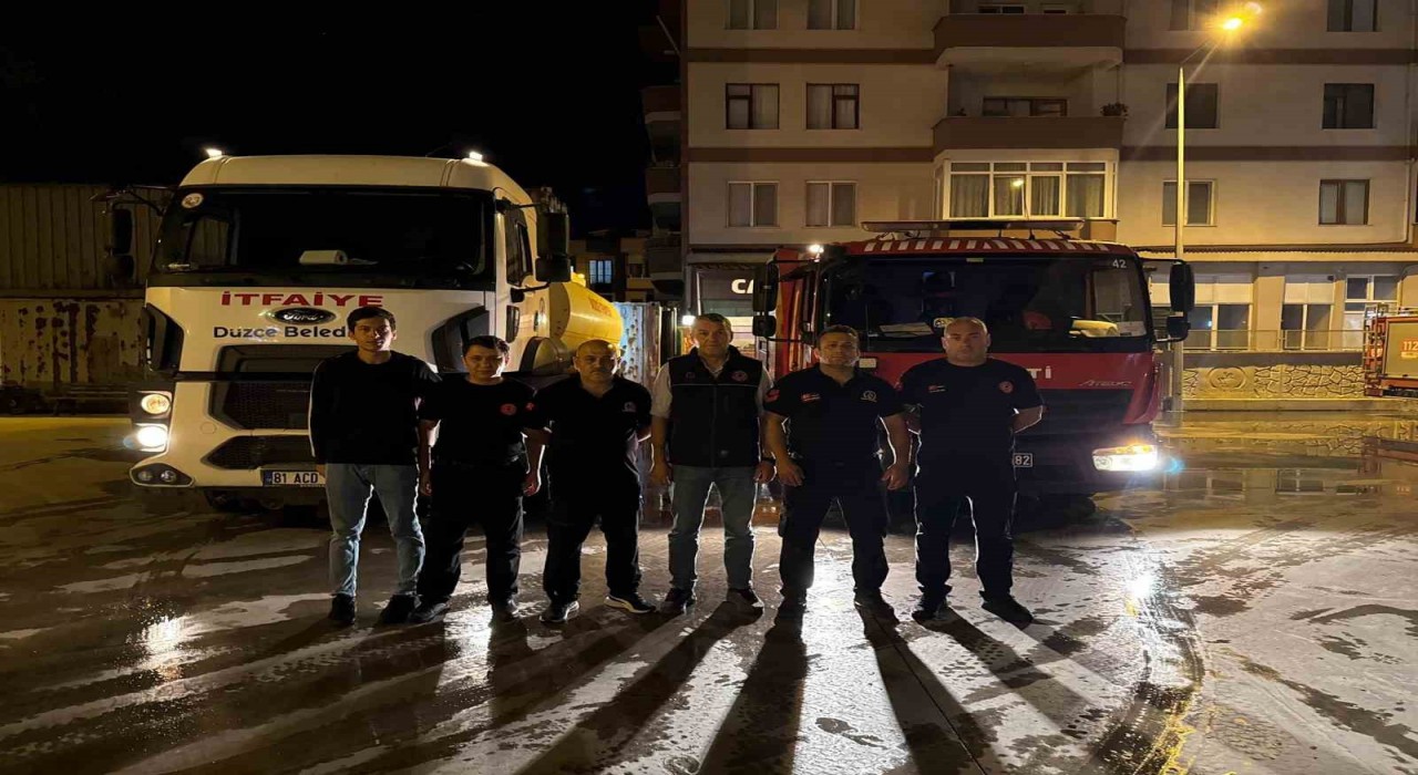 Düzce İtfaiyesi İzmire yola çıktı