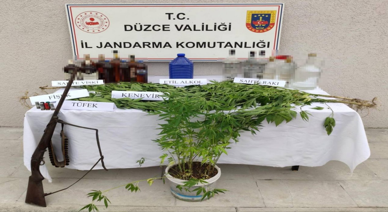 Düzcede 46 şahsa uyuşturucudan işlem yapıldı