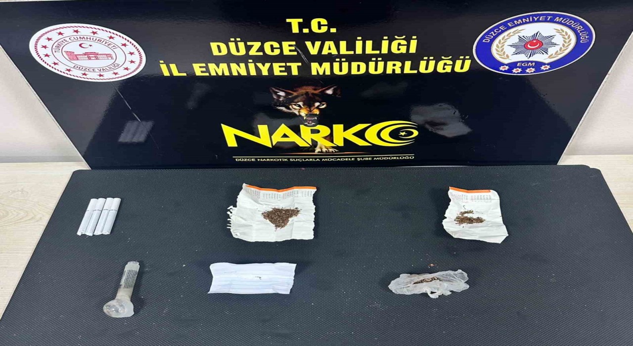 Düzcede uyuşturucu operasyonu: 2 kişi tutuklandı