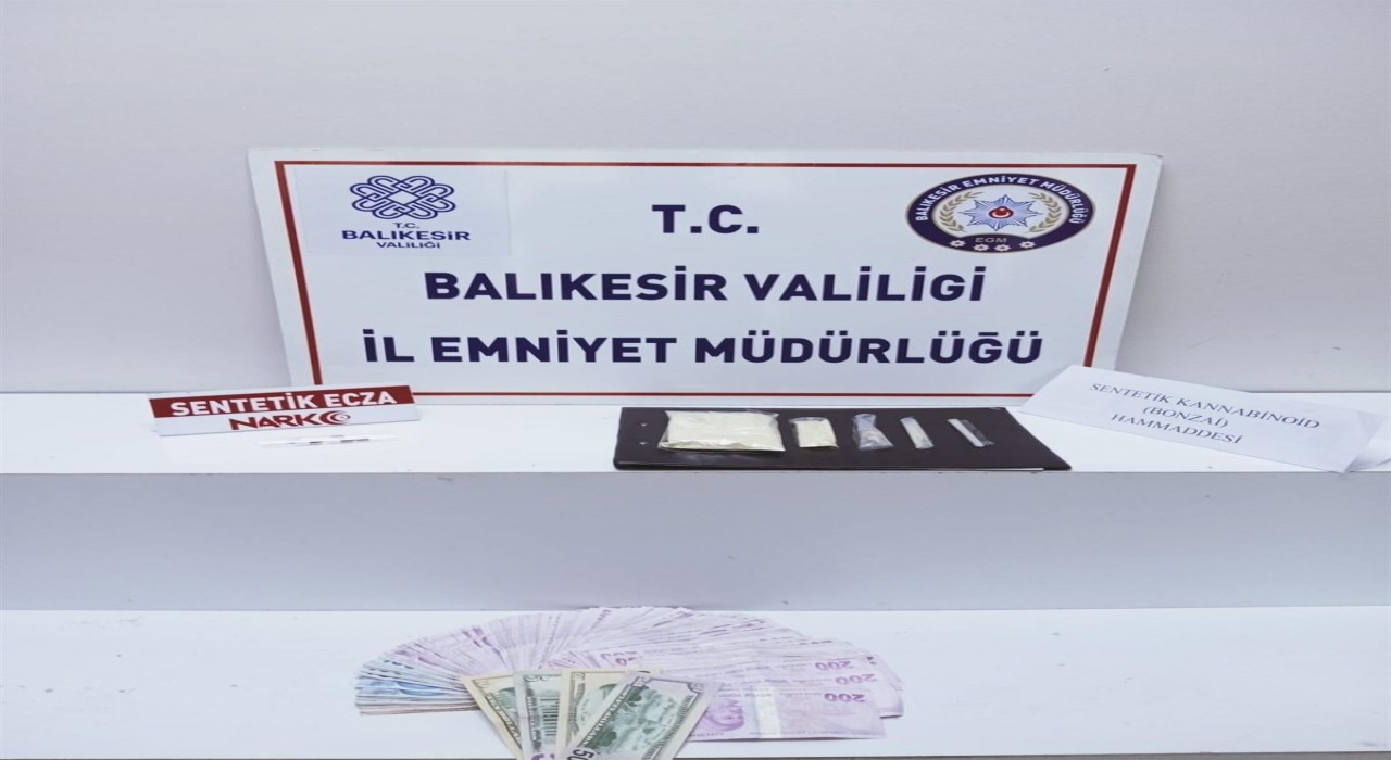 Edremitte uyuşturucu operasyonu: 2 gözaltı
