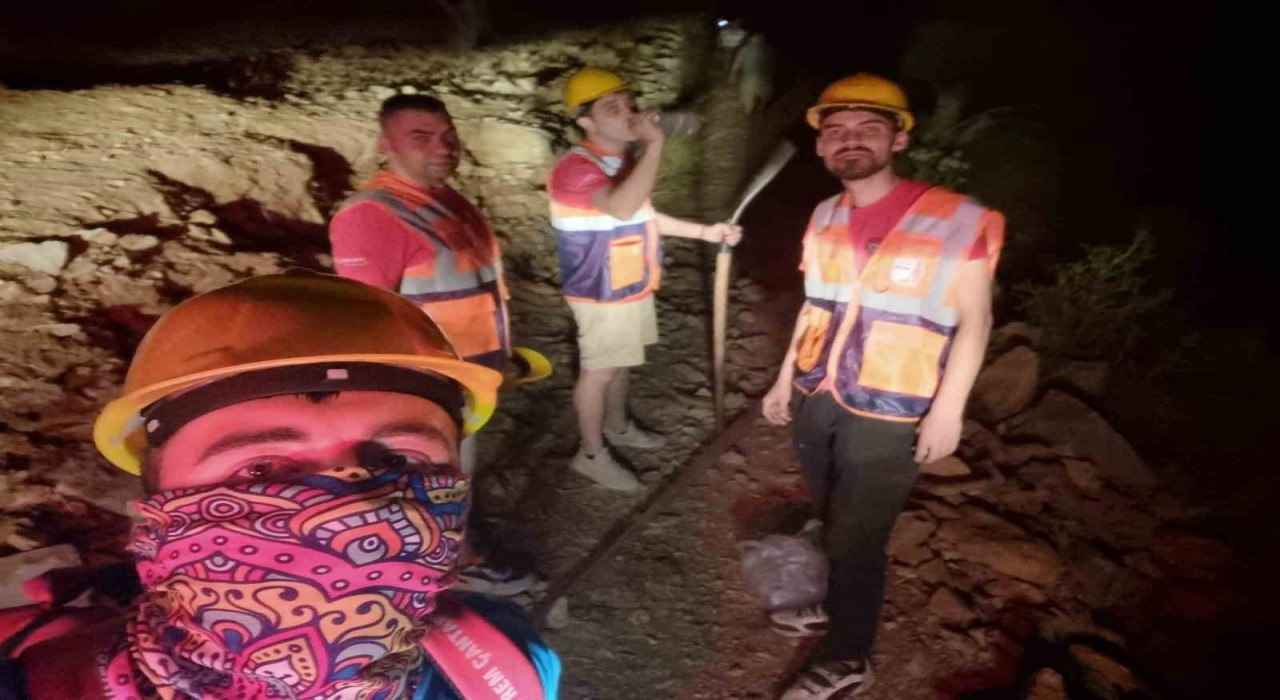 Edremitte zeytinlik alanda çıkan yangın kontrol altına alındı