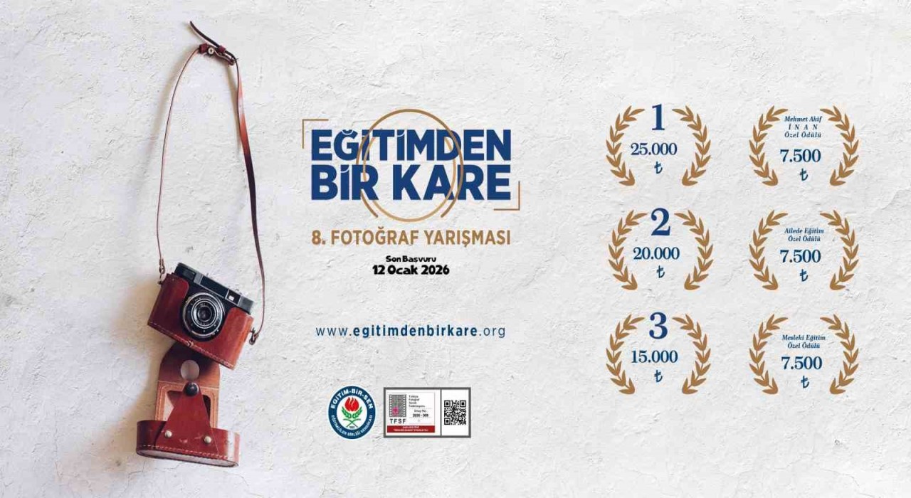 ‘Eğitimden Bir Kare Ulusal Fotoğraf Yarışması başvuruları başladı