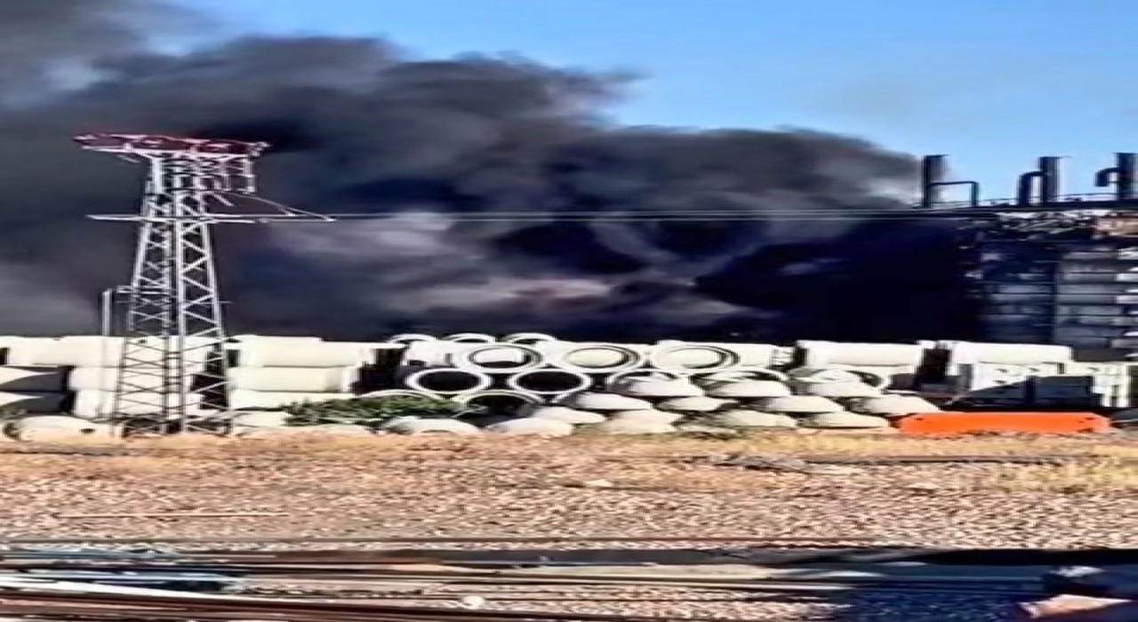 Elazığ OSBde korkutan yangın