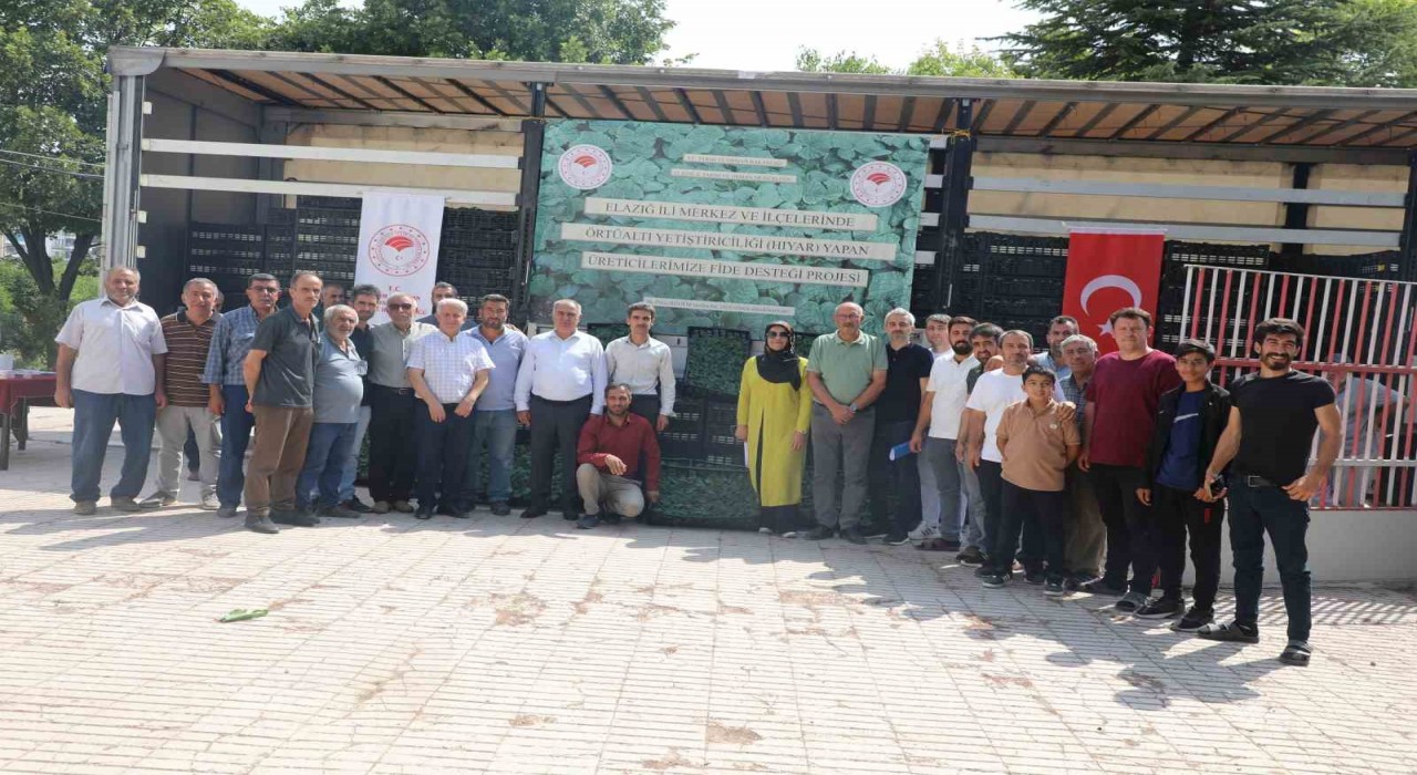 Elazığda 101 bin adet fide dağıtıldı