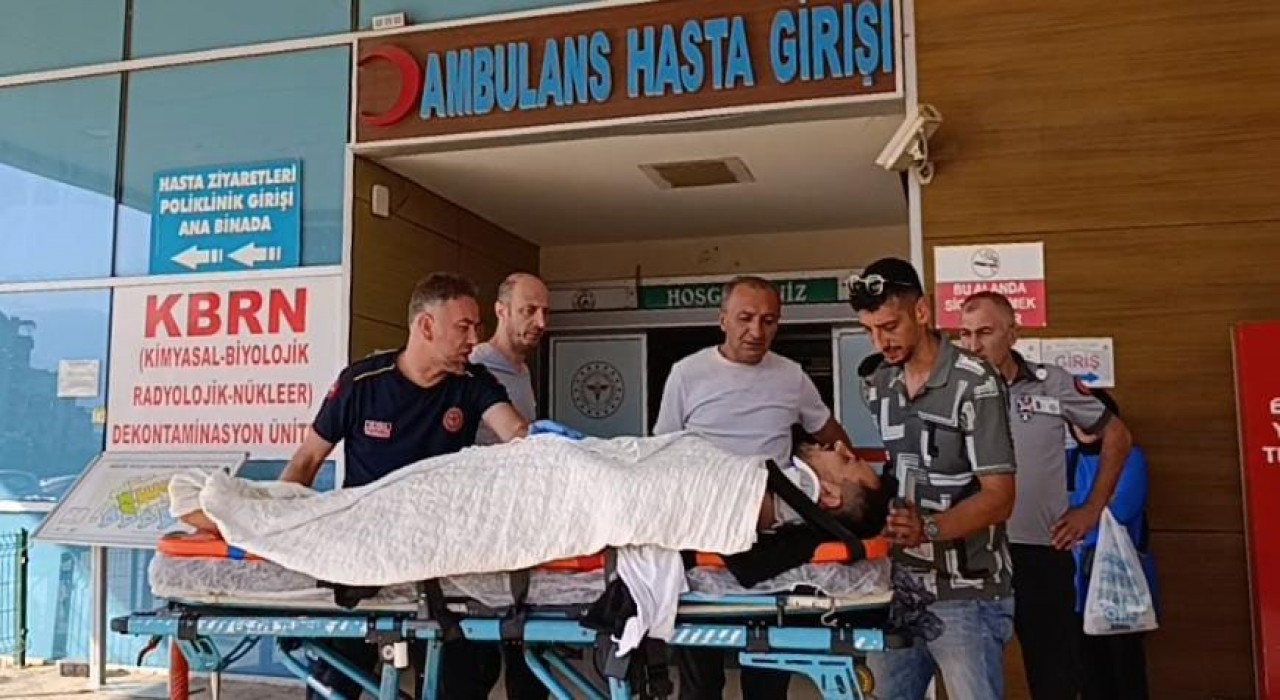 Elektrik direğinde çalışma yaparken akıma kapıldı
