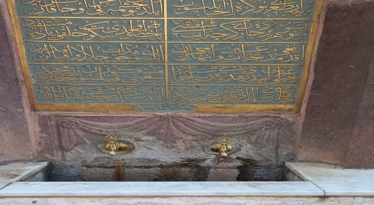 Ertuğrulgazi Türbesi önündeki tarihi çeşmelere bakım yapıldı