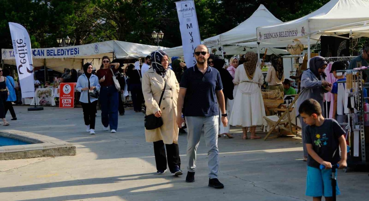 Erzincanda 3. Kadın Girişimciler Fuarı sona erdi