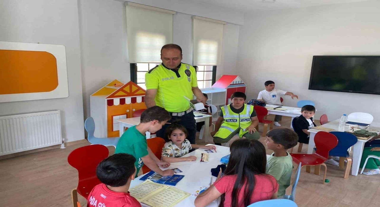 Erzincanda çocuklara trafik bilinci aşılandı